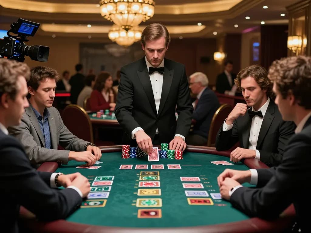go88 players engaging intensely at blackjack table, showcasing strategy and excitement