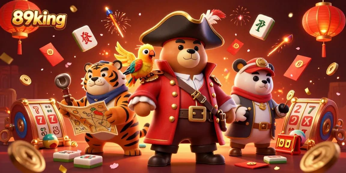 Engage with the world of 89king casino as you join a 3D pirate crew in a thrilling slots adventure.