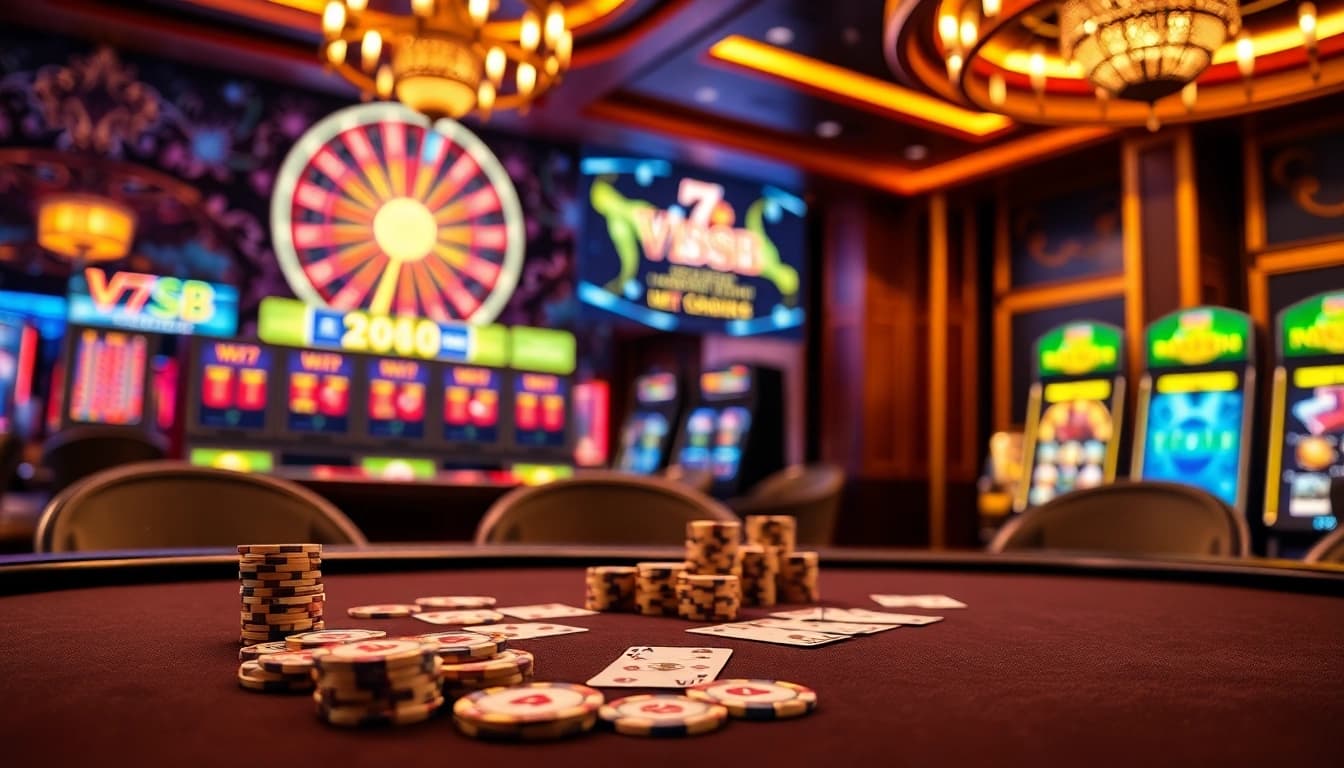 Engage in thrilling poker at V7SB.com with lavish casino tables and vibrant gaming experiences.