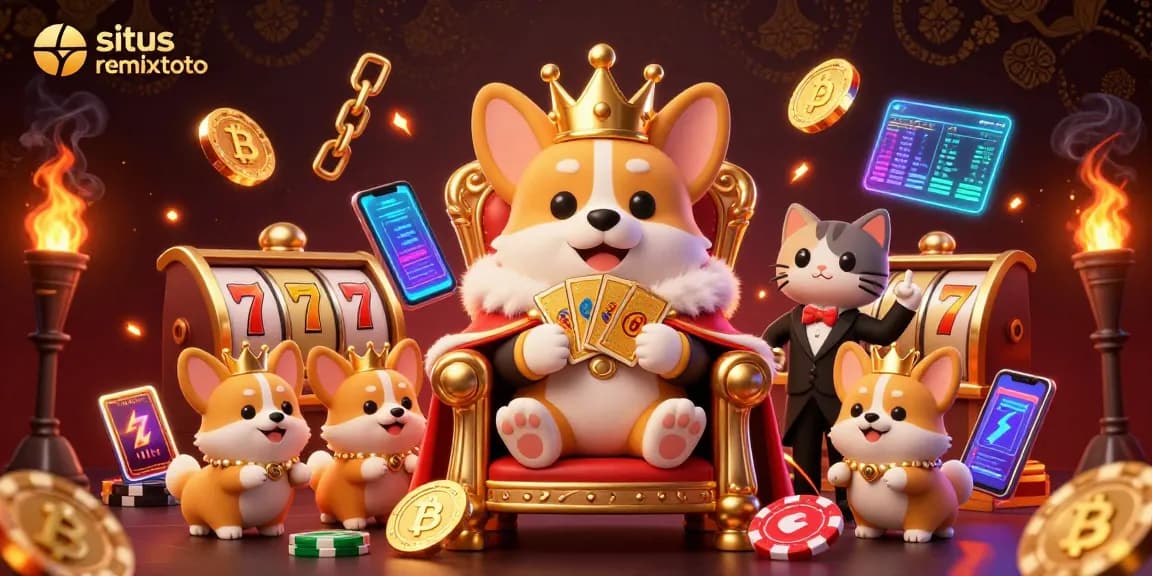 Join the excitement at situs remixtoto with vibrant reels and royal characters forming a winning atmosphere.
