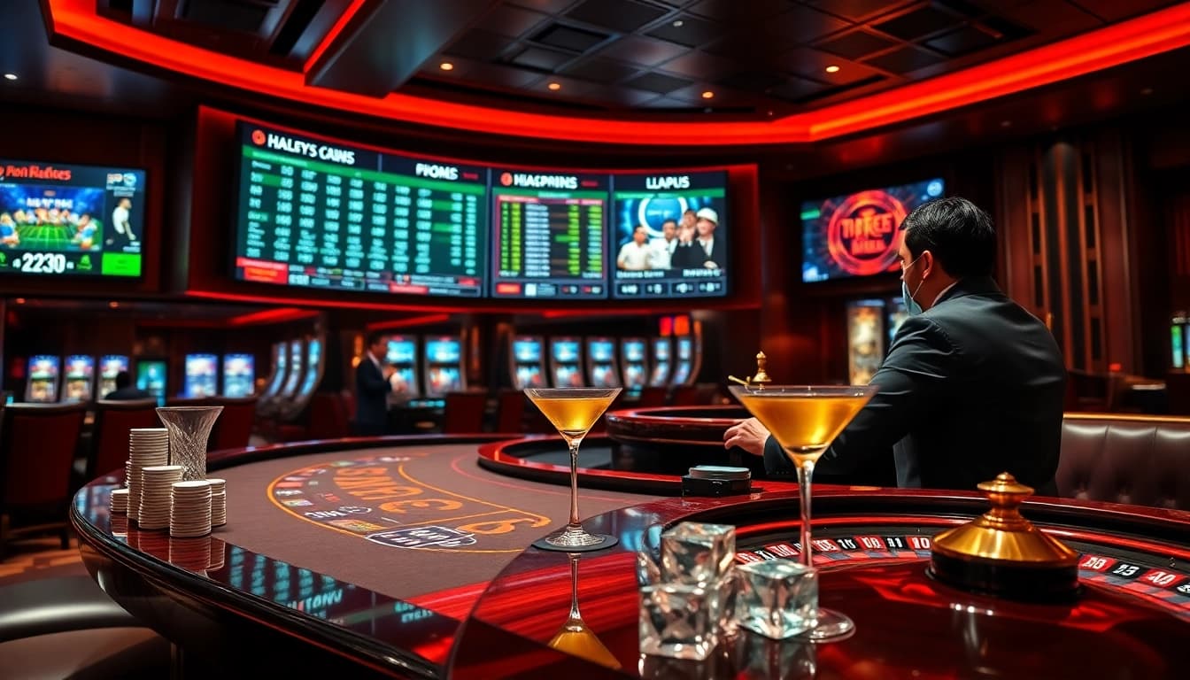 Engaging online betting action with https://hm88.cafe/ showcasing live sports odds and casino chips