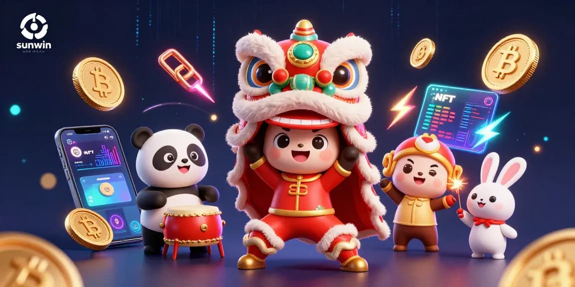 Experience sunwin chính thức with vibrant characters and rich casino elements in a dynamic 3D scene.