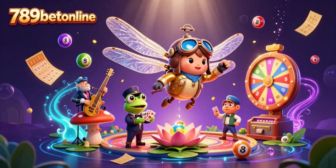 Experience the excitement of 789betonline with a vibrant casino scene featuring dynamic characters and games.