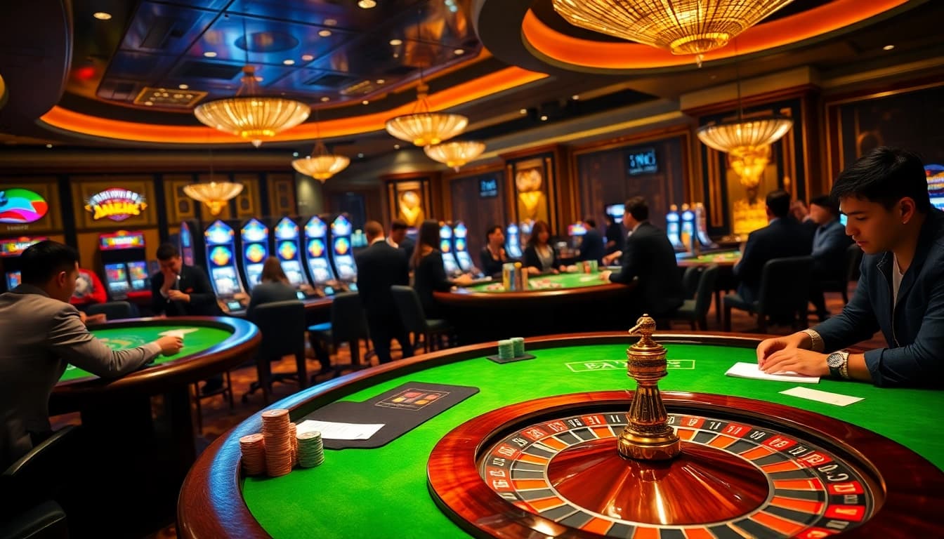 Experience thrilling gameplay at Okfun with exciting casino elements and vibrant visuals.