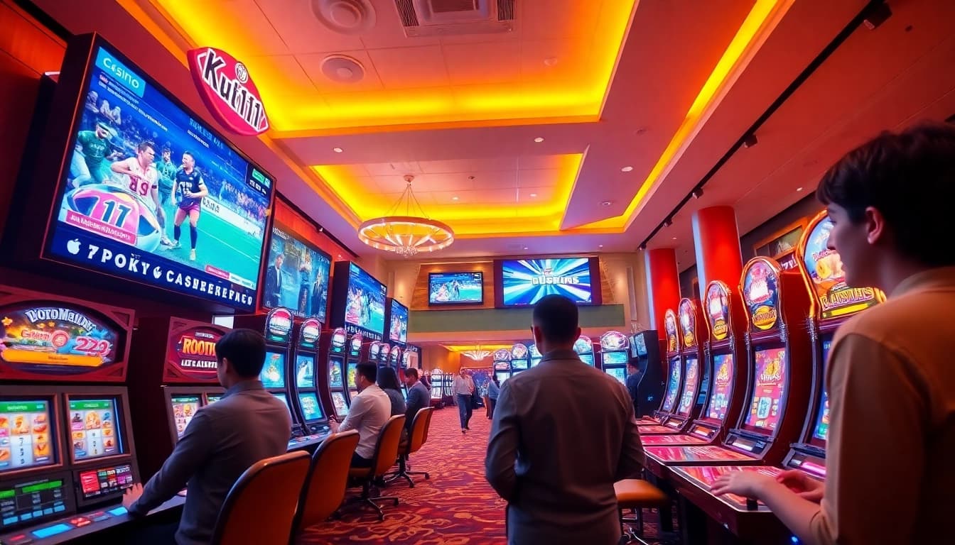 Experience the thrill of gaming at Ku1111's online casino with vibrant live dealer action.