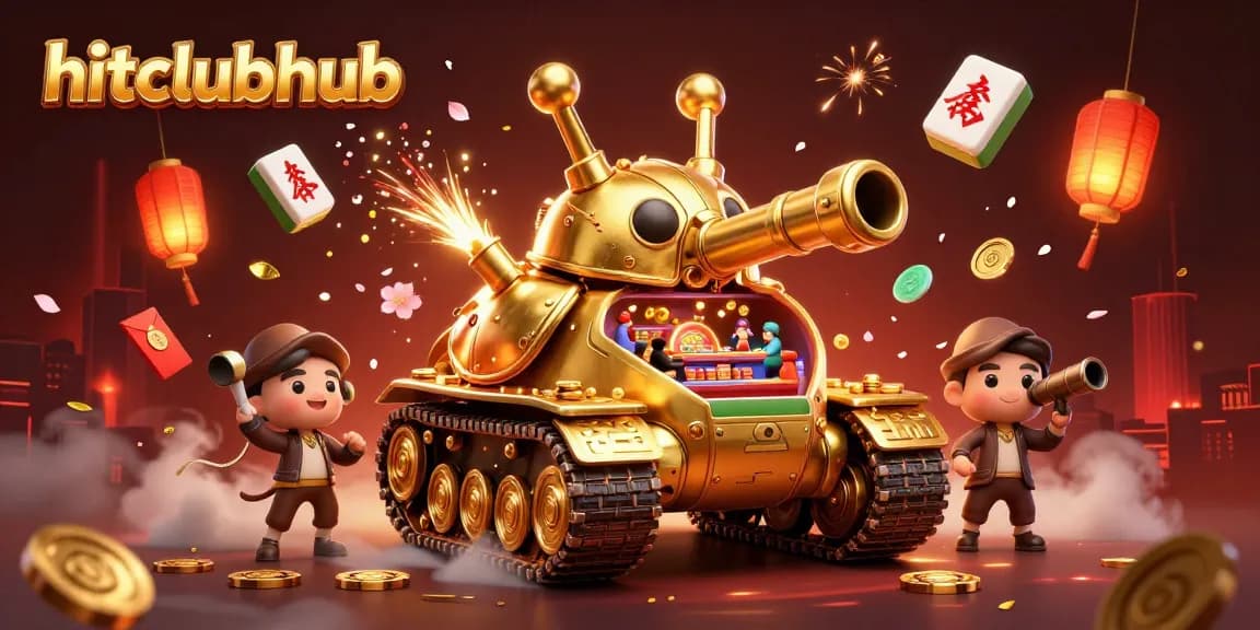 Experience the excitement of hitclubhub with a dynamic 3D casino scene featuring a unique beetle tank.