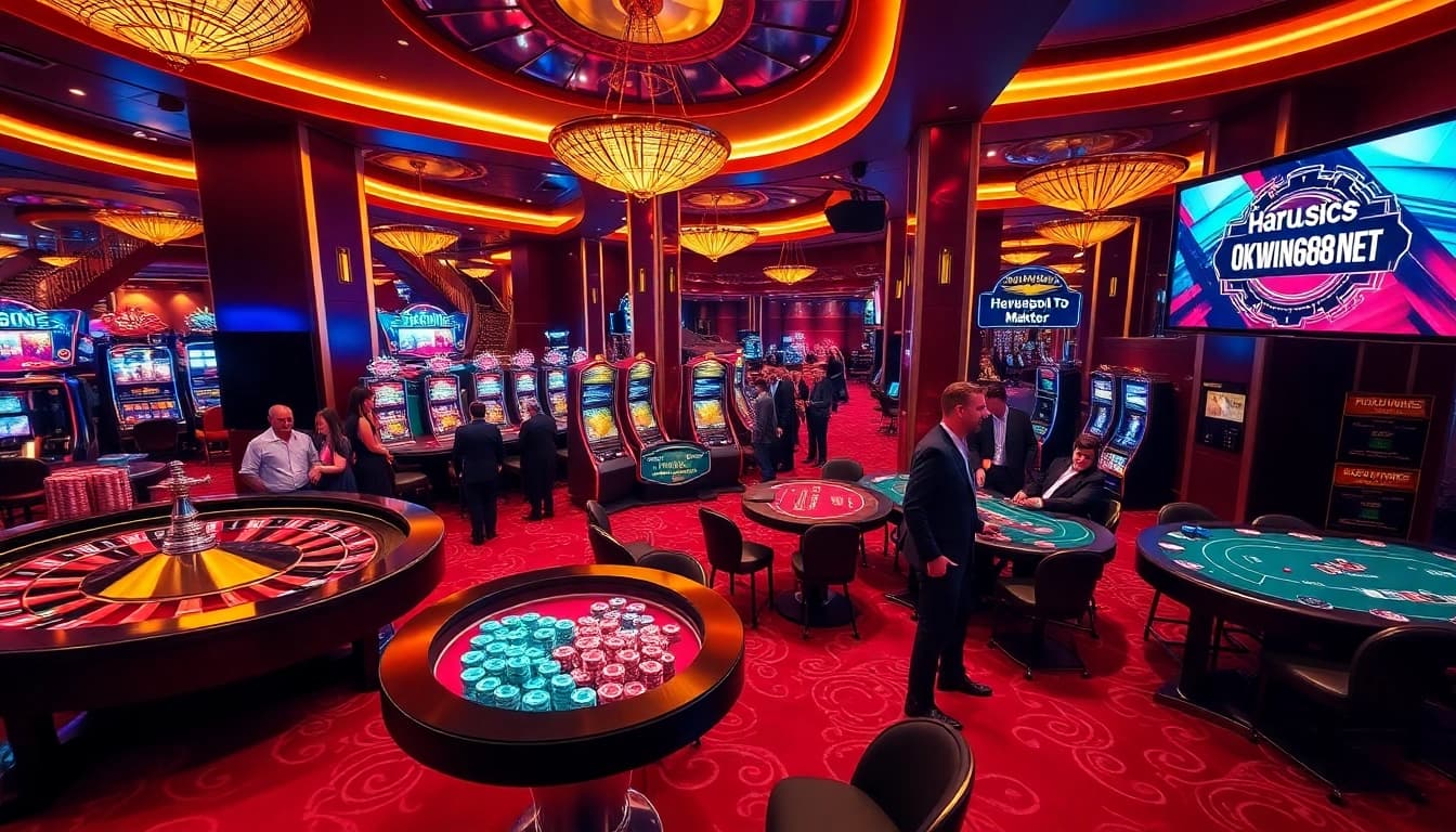 Experience thrilling gameplay at https://okwin68.net/ with vibrant casino tables and jackpots.