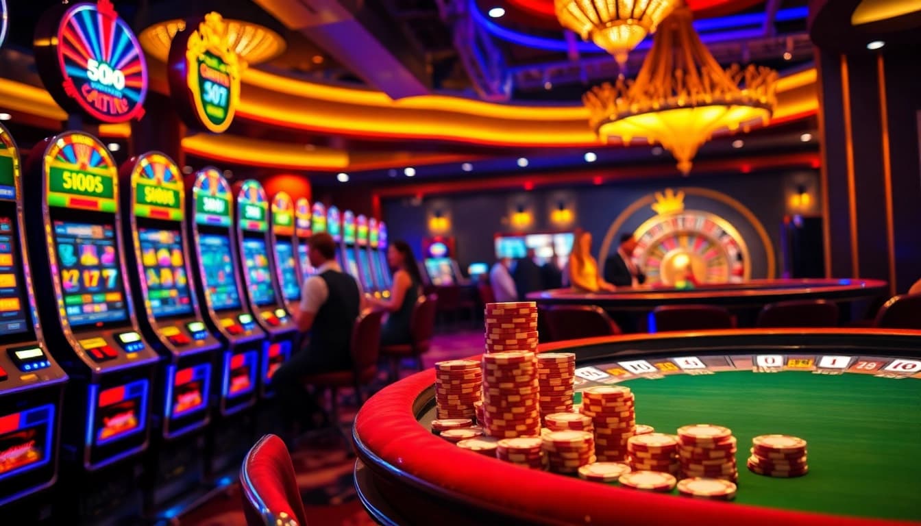 Experience the excitement at the best digital casinos for slot lovers with vibrant slot machines and winning players.