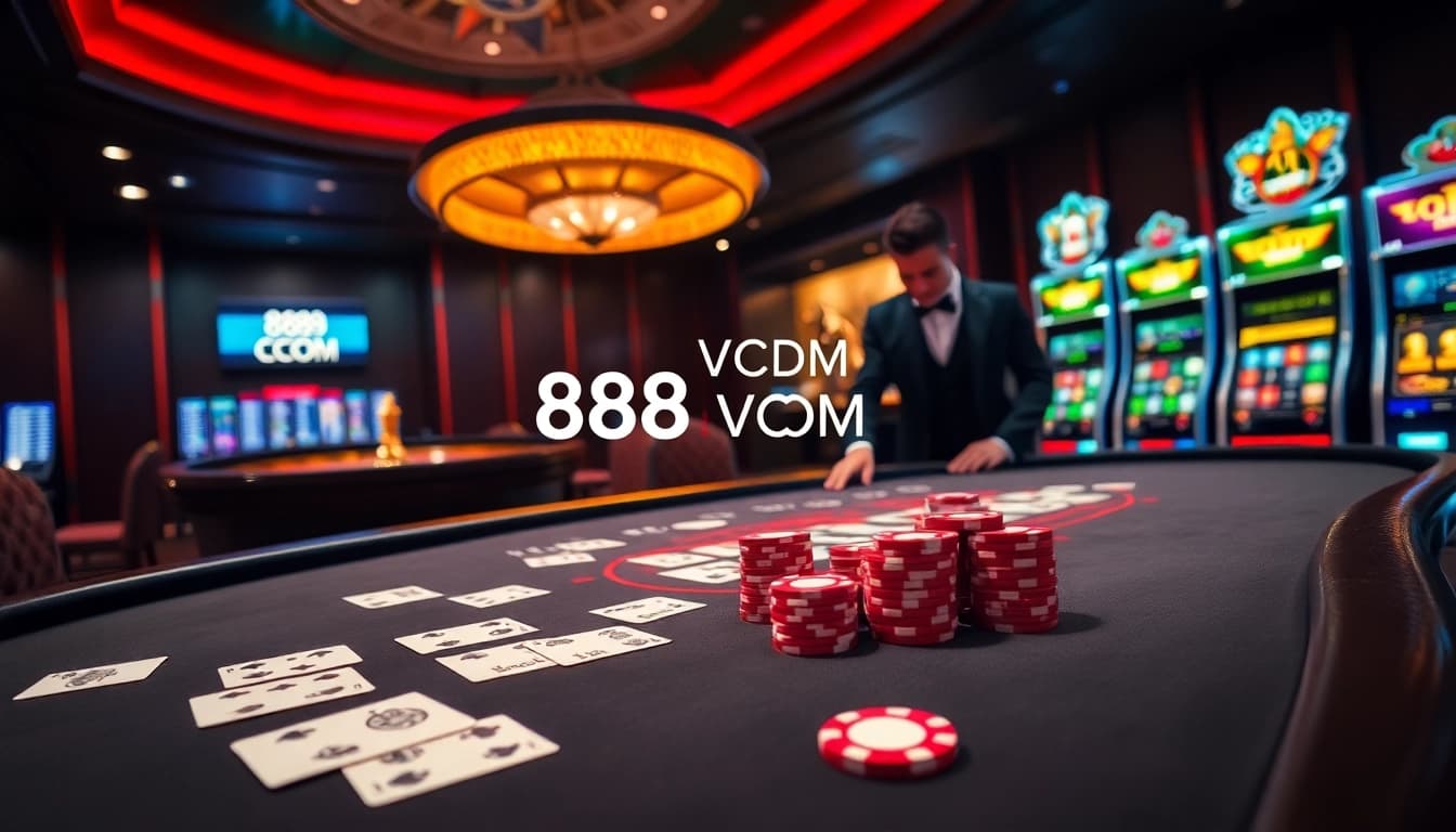 Experience the excitement of gambling at 888VND COM with vibrant tables and thrilling slot machines.