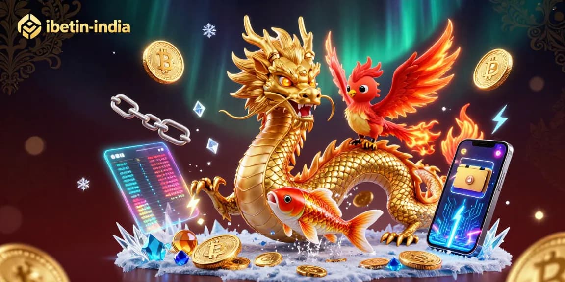 Win exciting rewards on ibetin-india with dynamic 3D casino action featuring mythical creatures!