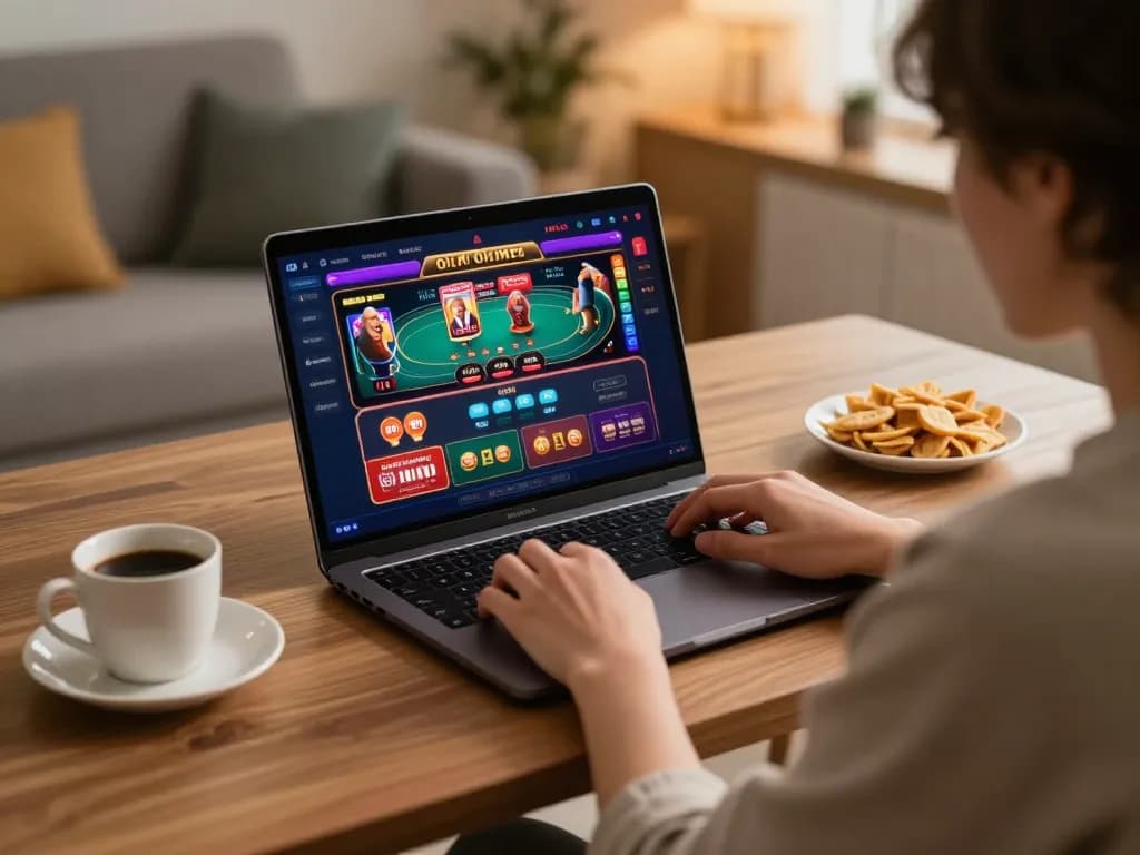 Engage in Đăng ký 9bet with an online gaming experience featuring vibrant poker and slots interface.