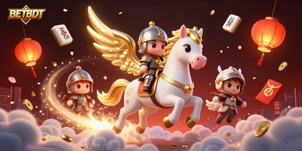 Experience BETBDT's magical gaming universe with dynamic characters and vibrant casino elements.