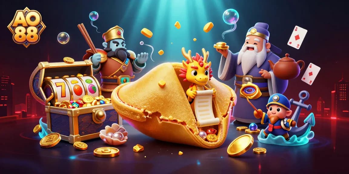 Engage with AO 88’s thrilling gaming world featuring vibrant casino elements and dynamic characters.