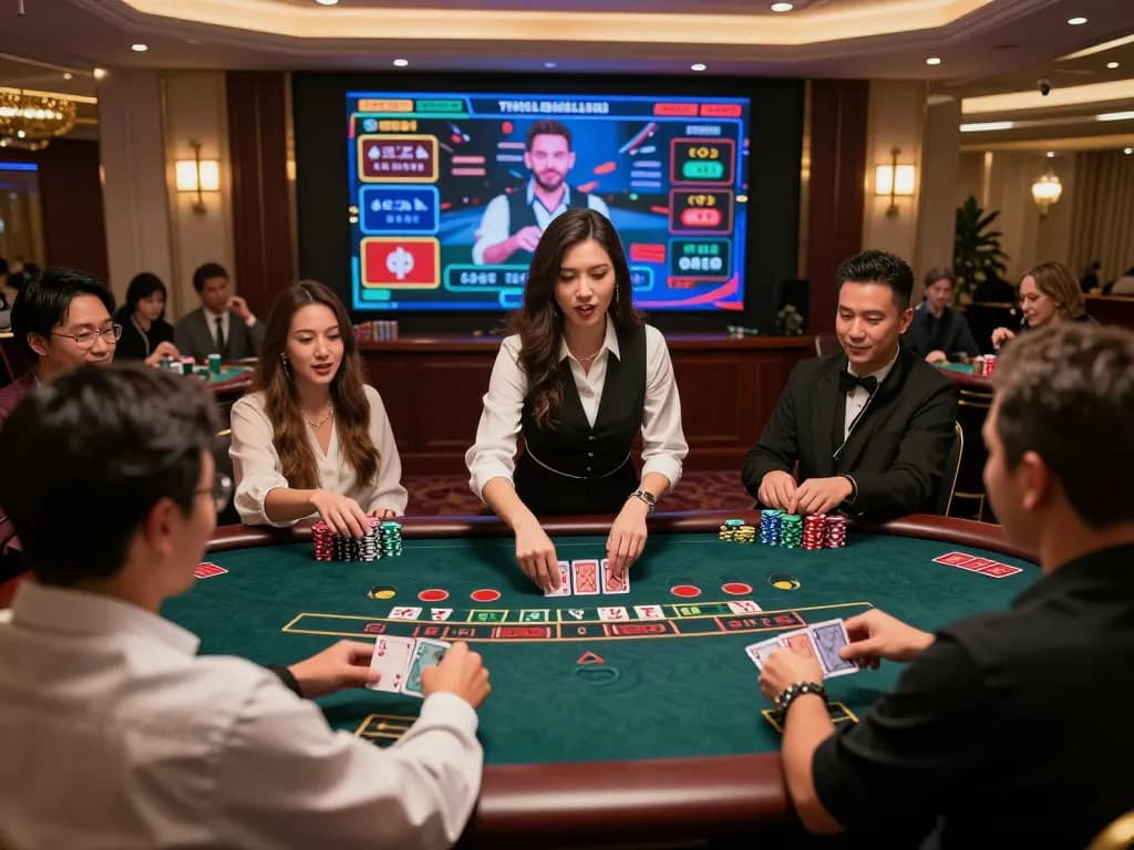 Gambling at 33win's online blackjack table, players engaged with live dealer interaction.
