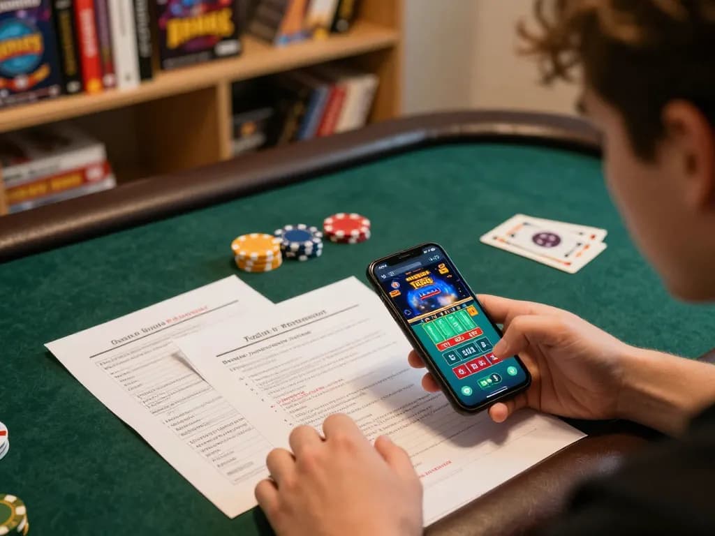 Tg88 player enjoying an online live dealer game on mobile app in a cozy home setting.