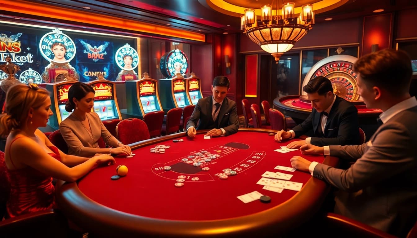 Experience the excitement of HM88 at a luxury poker table with vibrant chips and cards.