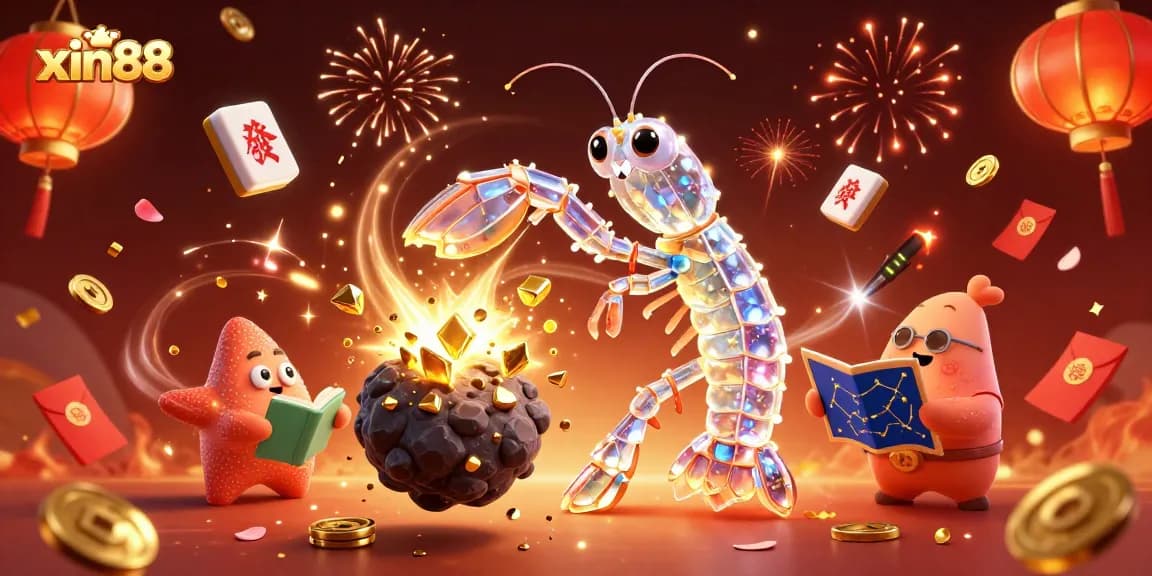 Experience the thrill at xin88 with a vibrant 3D illustration showcasing galactic gaming adventures.