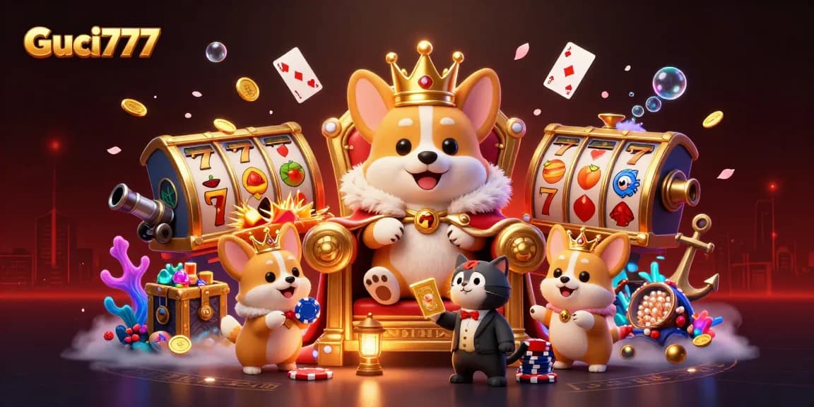 Menggandakan keseruan bermain di Guci777 dengan corgi kerajaan dan elemen slot yang menawan.