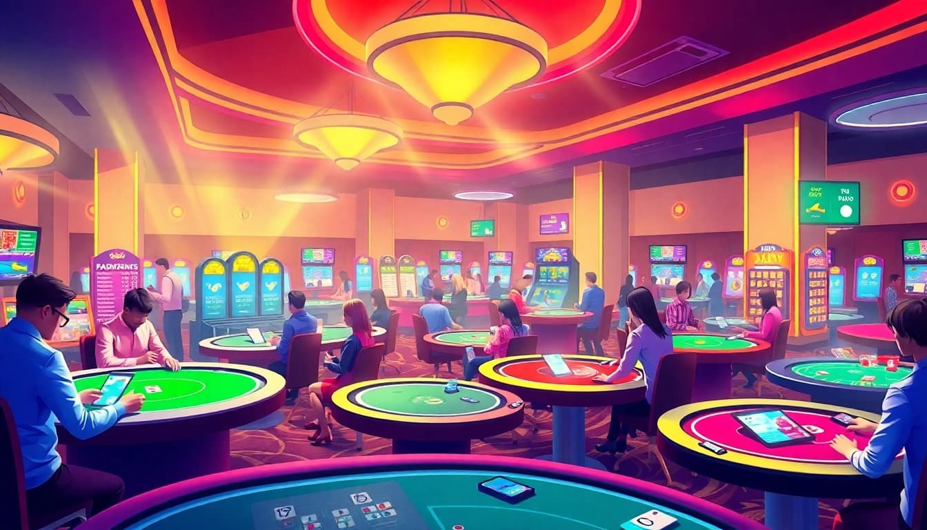 Experience the thrill of online gaming at 789bet with vibrant casino atmosphere.