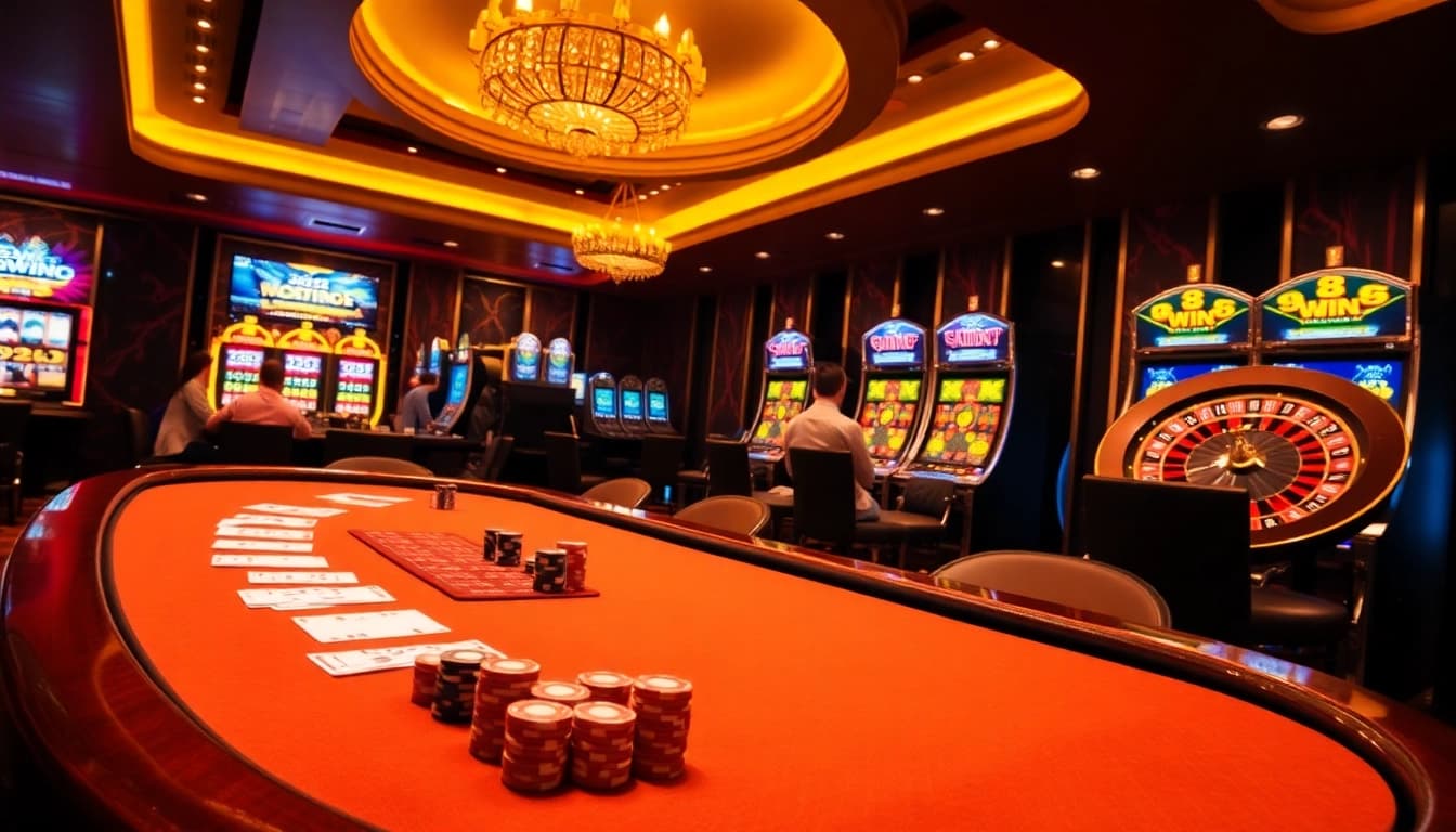 Experience the excitement of online gambling at https://98wina8.com/ with engaging casino visuals.