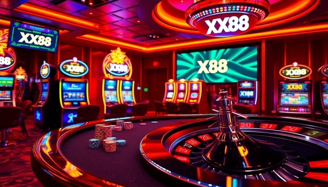 Engage with the vibrant online gambling experience at nhà cái XX88 with exciting casino elements.