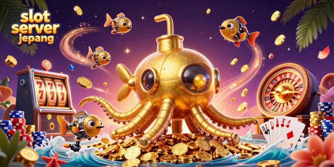 Experience the thrill of slot server jepang with cascading coins and vibrant game elements.