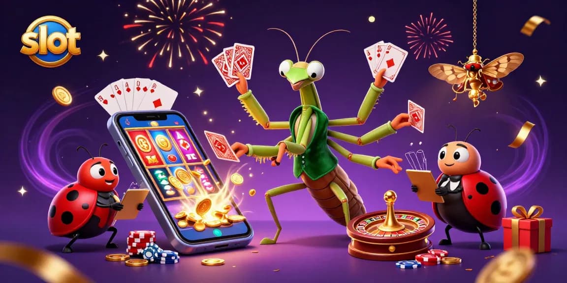 Engage in exciting slot games with vibrant slot reels and dynamic casino elements.