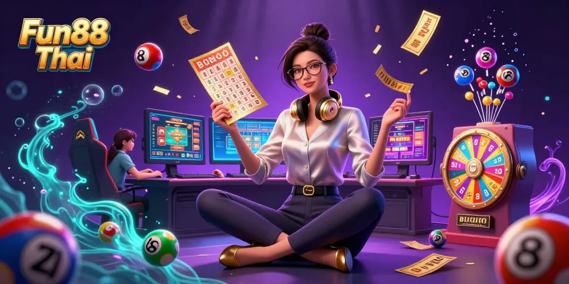 Engage in thrilling games with Fun88 Thai at a vibrant and immersive casino scene.