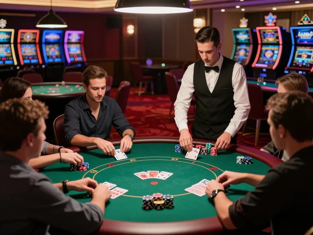 Players enjoying a dynamic poker game at 789Club, showcasing excitement and strategy.