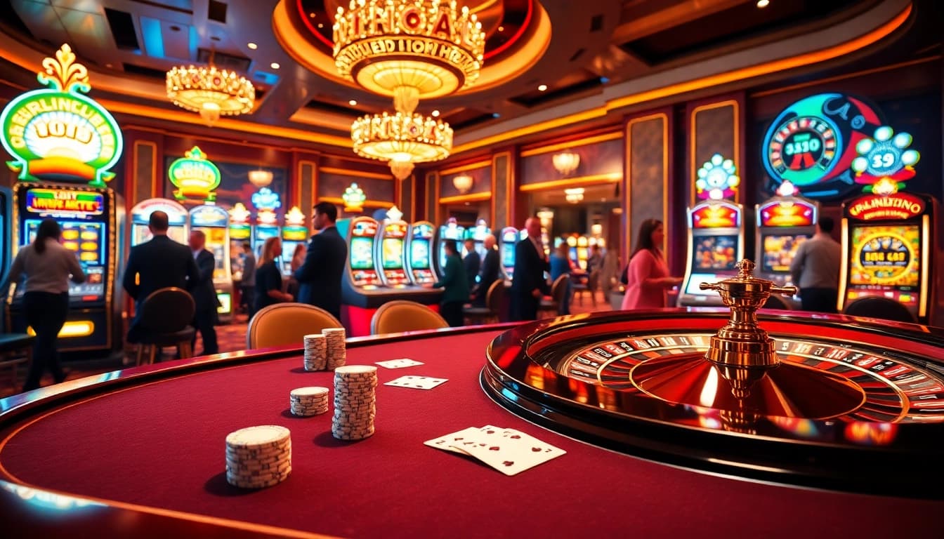 Experience thrilling games at nk88bet.org's vibrant casino, featuring poker, roulette, and slot machines.