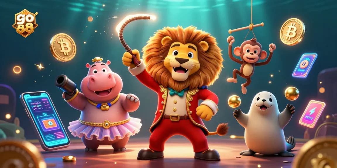 Engage in thrilling gameplay at go 88 with vibrant characters and dynamic casino elements.