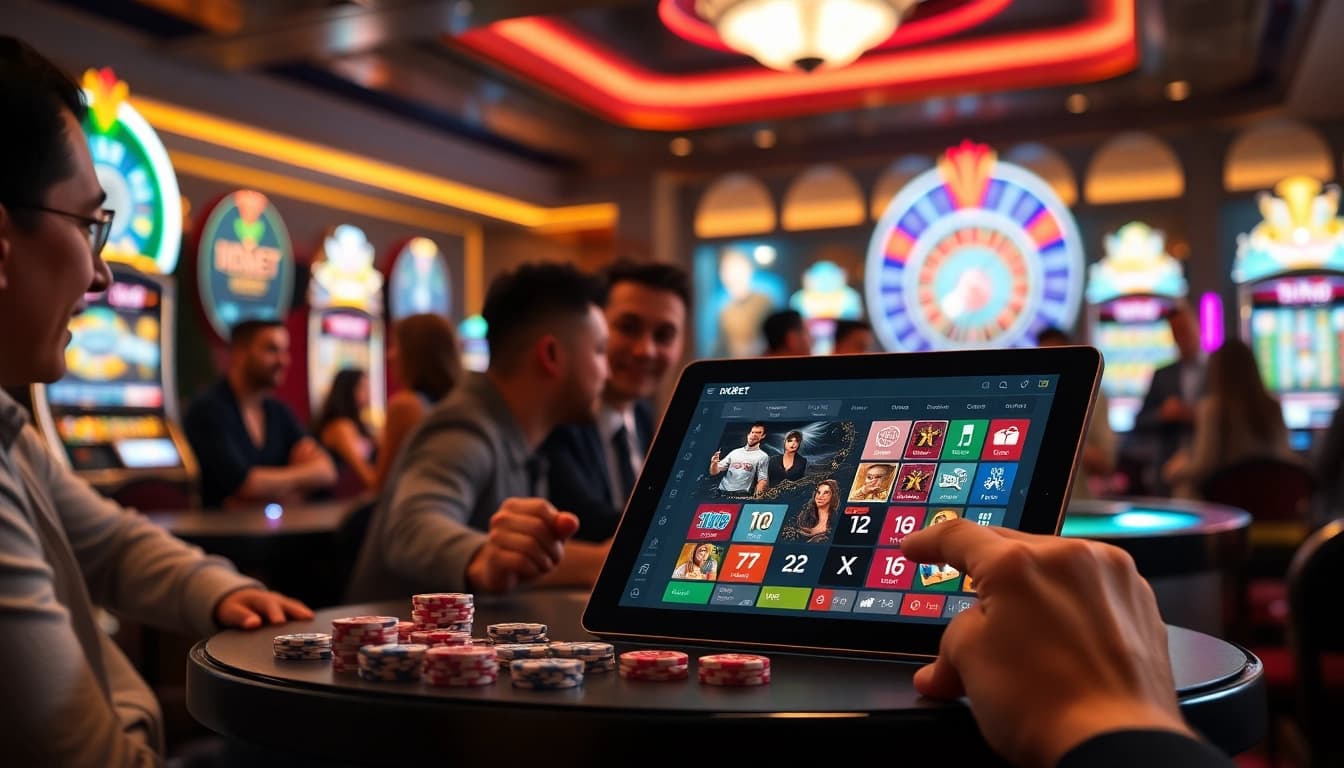 Experience the thrill of winning at 8kbet with vibrant slot machines and poker games.