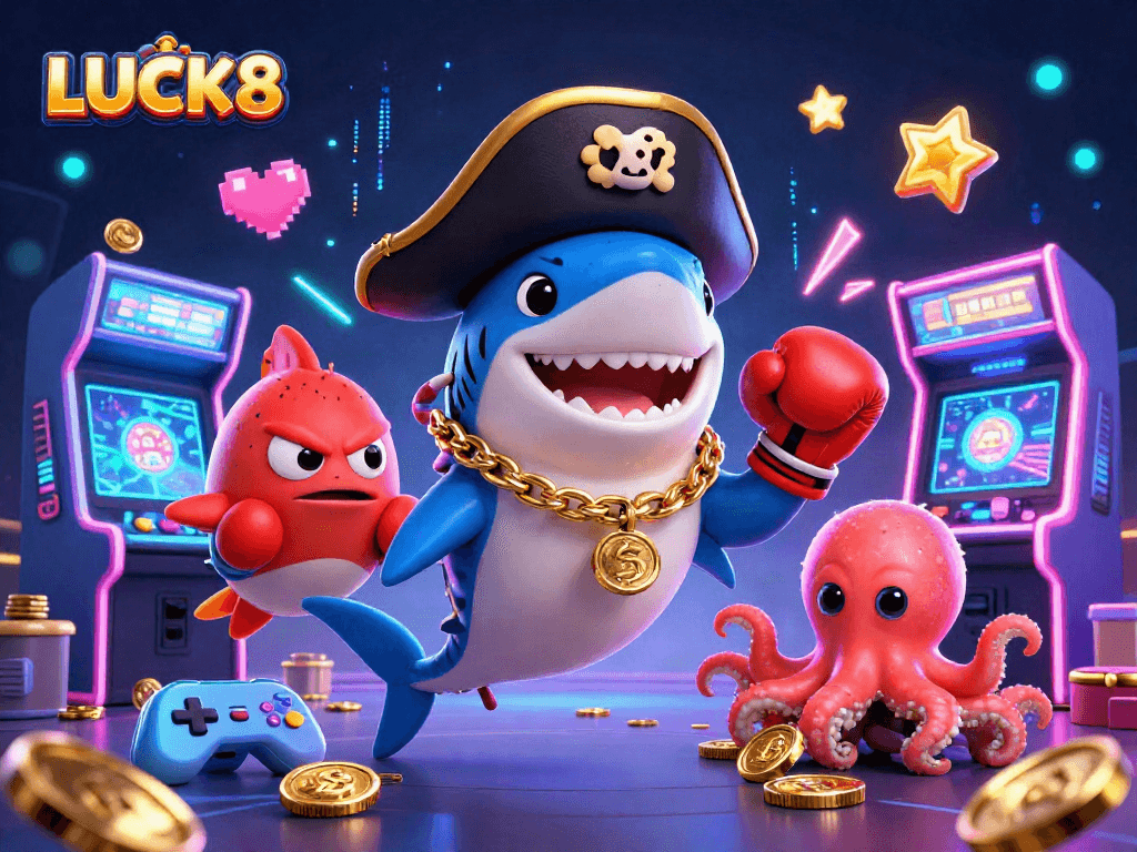 LUCK8 mang lại trải nghiệm đánh bạc thú vị với nhân vật hoạt hình vui nhộn.