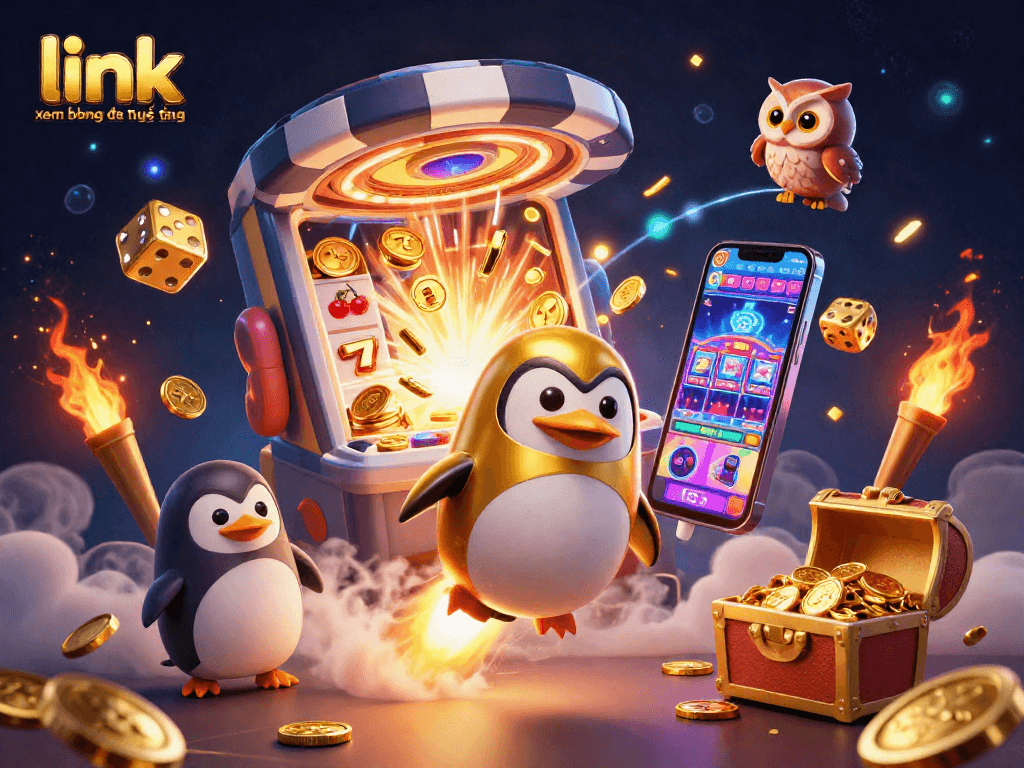 Experience link xem bóng đá trực tiếp with rich 3D gambling elements and vibrant casino themes.