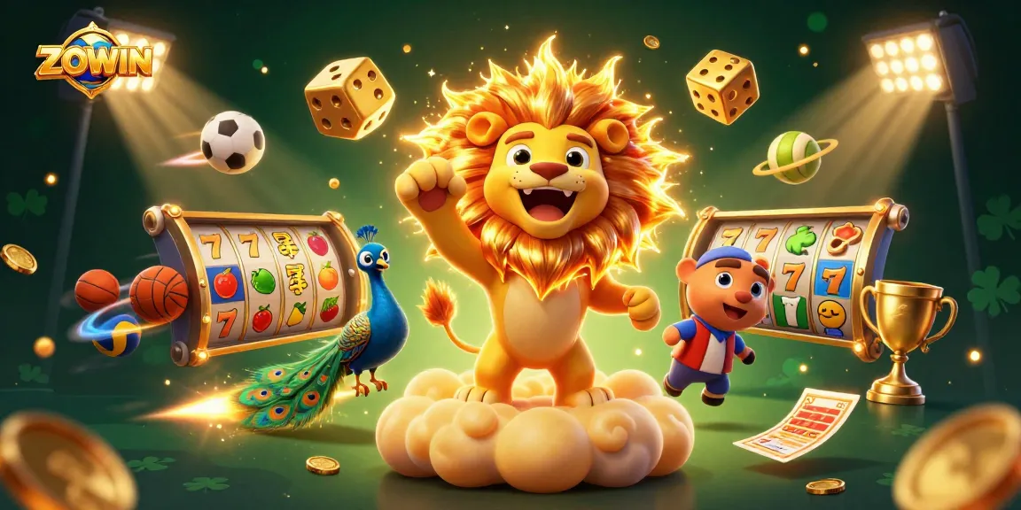 ZOWIN slots featuring dynamic gameplay with legendary characters and vibrant casino elements