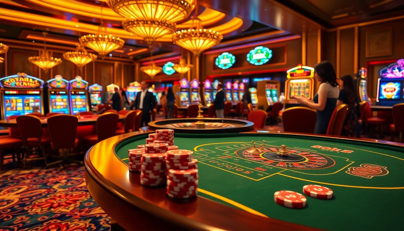 Experience the vibrant Go8 casino atmosphere with poker, roulette, and engaging gameplay.