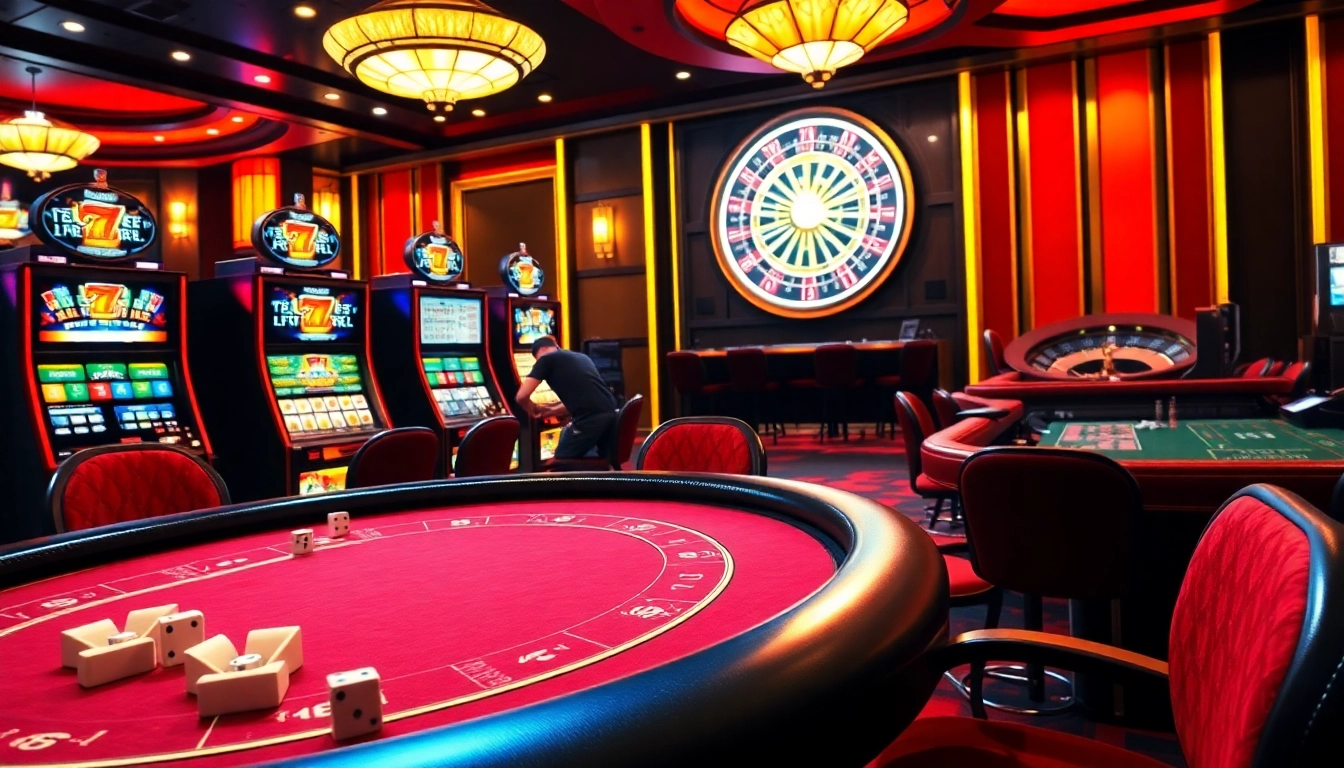 Experience thrilling gameplay at https://debet.jp.net/ with exciting casino tables and vibrant slot machines.