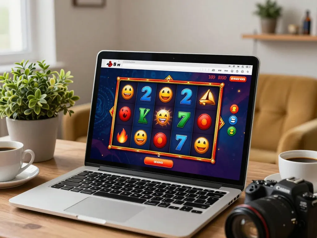 Engaging gameplay on sunwingo slot machine interface, vibrant symbols spinning to create excitement.