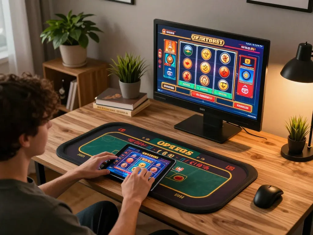 Engaging action on trang chủ go8 with online casino gaming setup, showcasing exciting gameplay