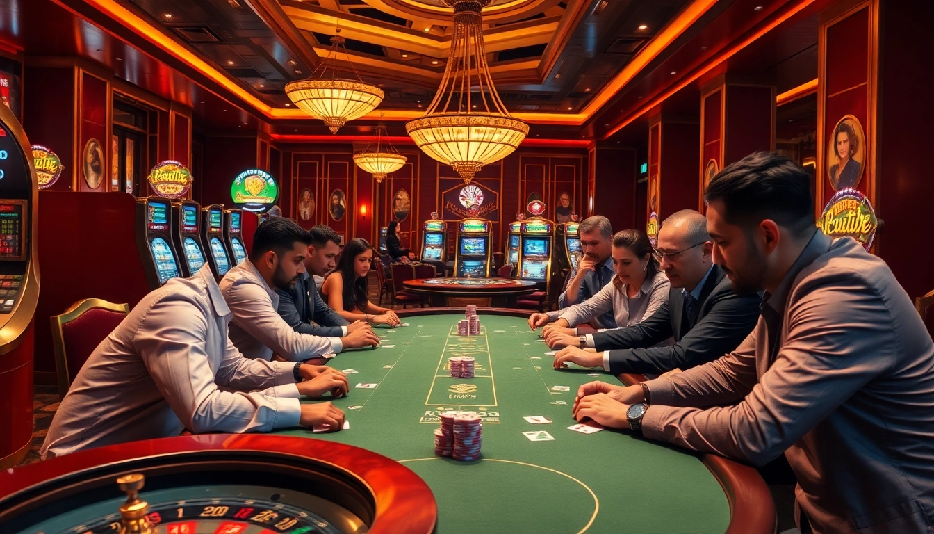 bsport engages players in a thrilling casino game scene featuring poker and vibrant table visuals.