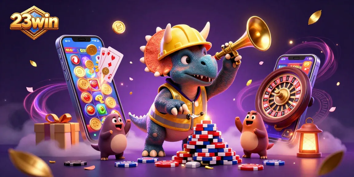 Experience the vibrant casino world with 23win through thrilling gaming scenes filled with excitement!