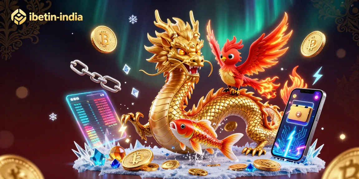 Win exciting rewards on ibetin-india with dynamic 3D casino action featuring mythical creatures!