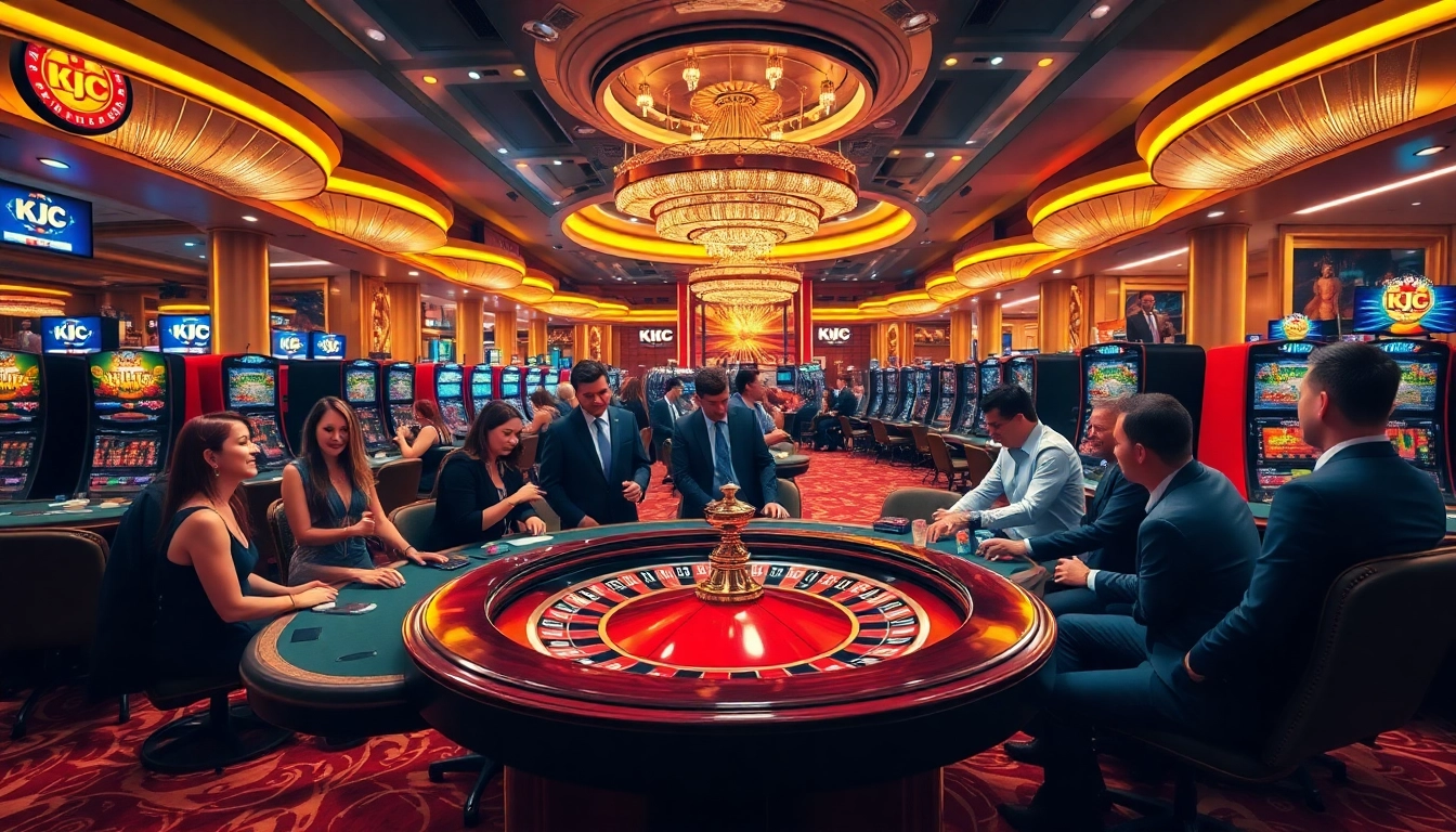 Experience the thrill of KJC with vibrant casino games and an exciting atmosphere.