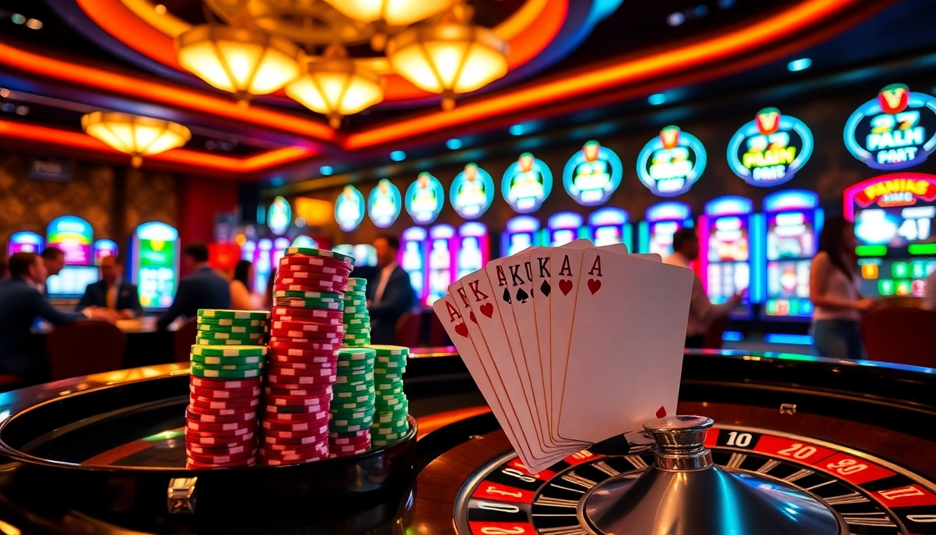 Excited players placing bets on tintuceva.net's roulette table with colorful chips and cards.