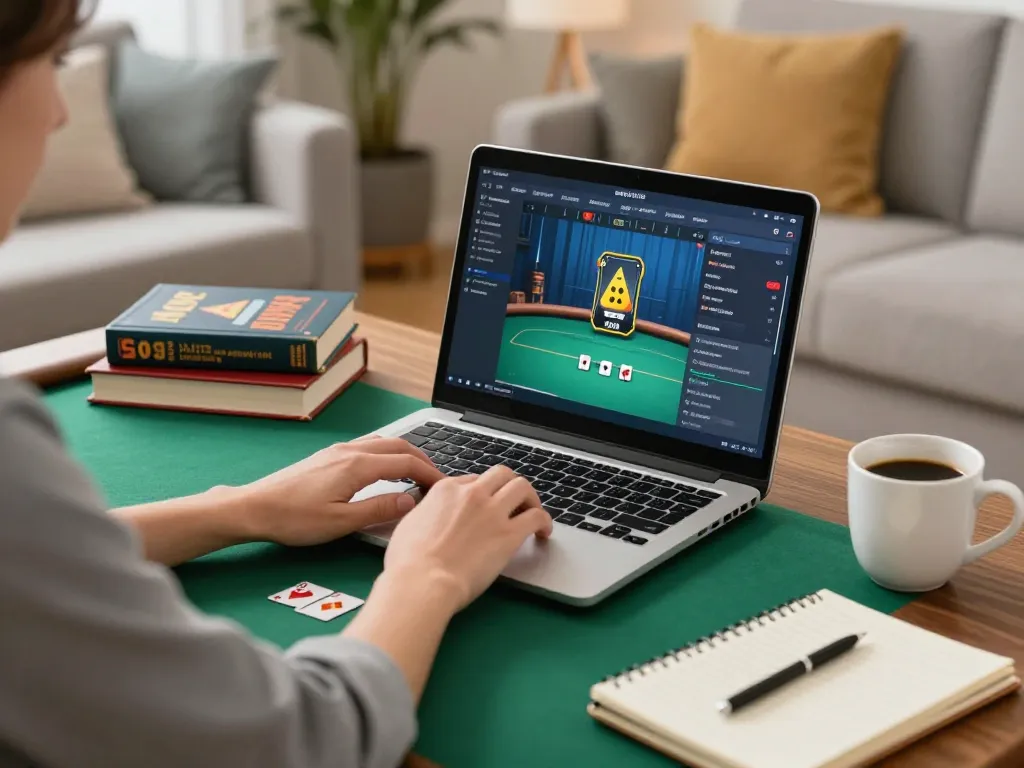 Engaged player using online casino gaming while maximizing opportunities at a nhà cái uy tín.