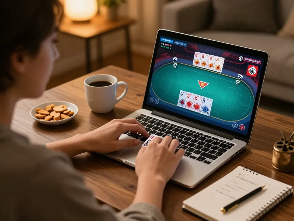 Engaging online gaming experience with easy đăng nhập fun79 on a laptop.