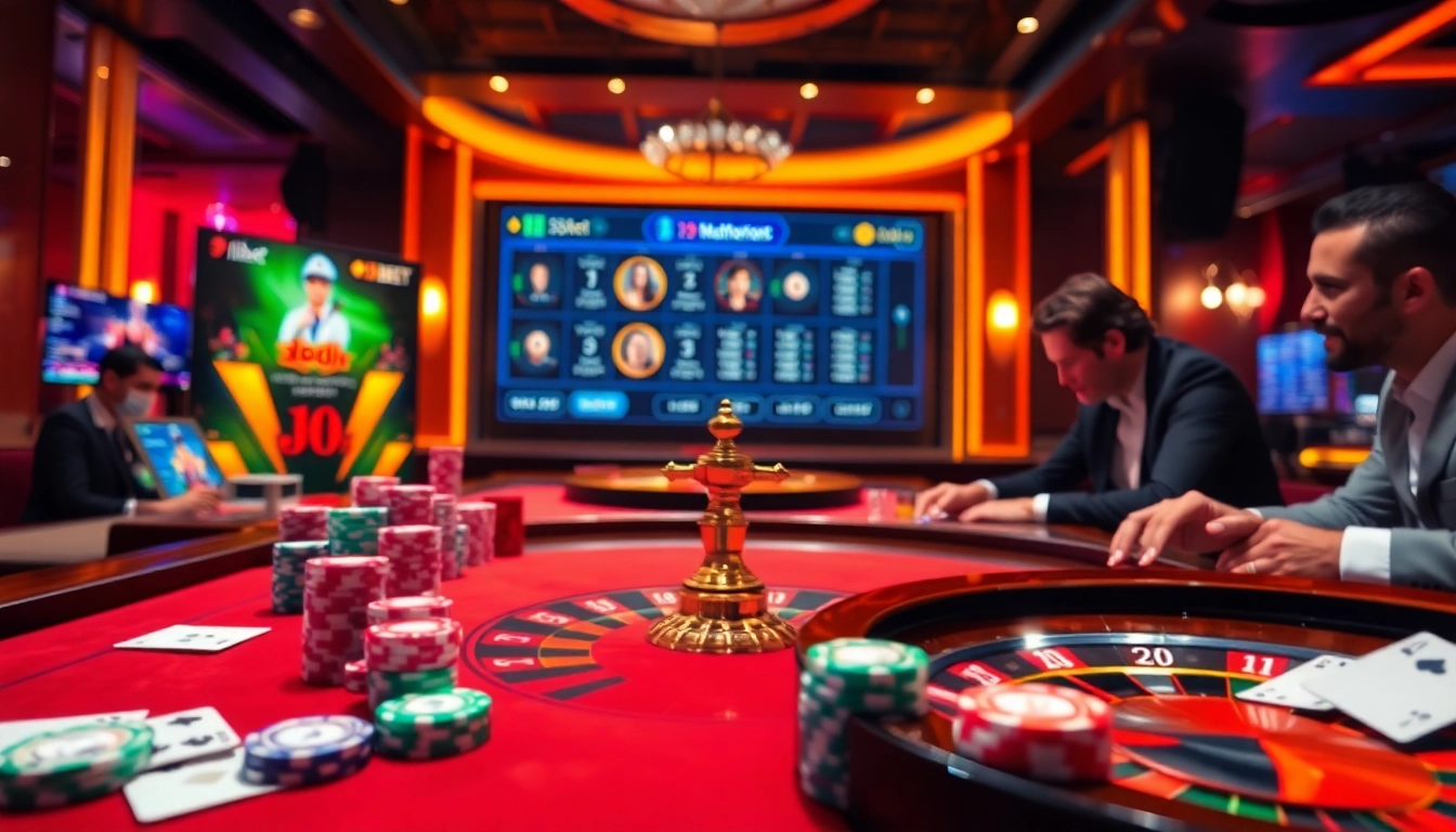 Experience the thrill of i9bet online gambling with vibrant casino elements and engaging gameplay.