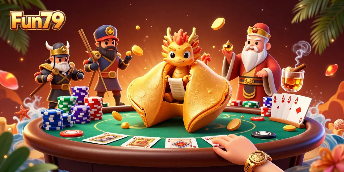 Engage with Fun79's immersive casino experience showcasing a magical scene of fortune and strategy.