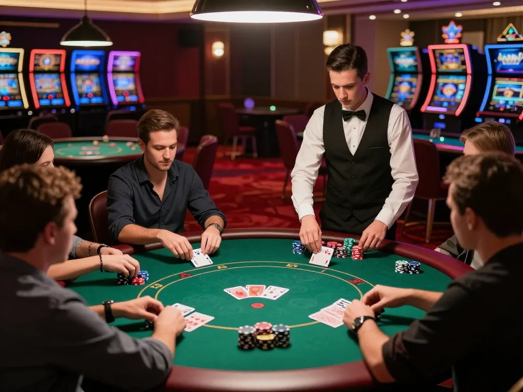 Players enjoying a dynamic poker game at 789Club, showcasing excitement and strategy.