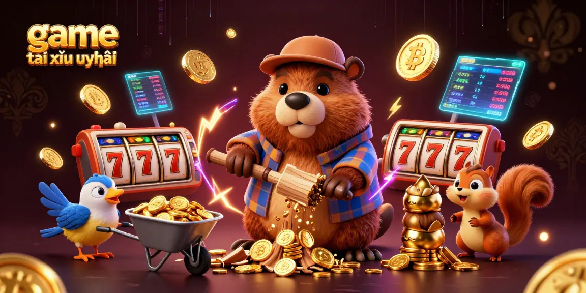 Engage with the thrilling game tài xỉu uy tín in a vibrant casino scene filled with riches.